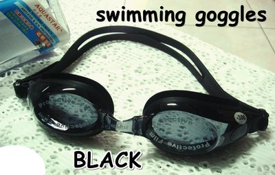 Kini泳裝-游泳近視泳鏡-黑色BLACK-全矽膠-好戴/防霧-可更換式鼻樑[150-1000度]特價300元
