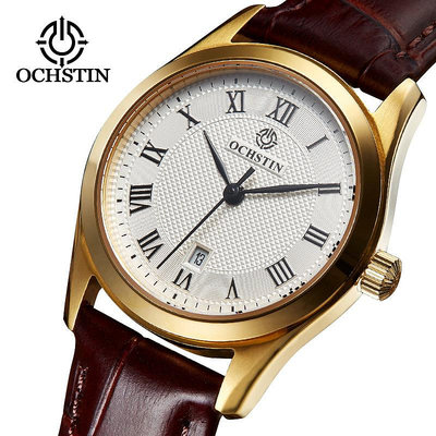 手錶男 ochstin正品商務手錶全自動石英鋼帶防水潮流簡約時尚商務腕錶