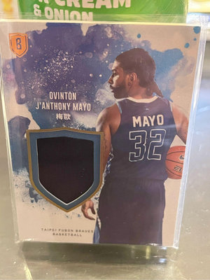 梅歐Ovinton J’Anthony Mayo實戰球衣卡 2019-20 富邦勇士籃球卡（第一年）