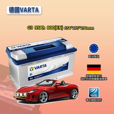 CS車材 - VARTA 華達電池 JAGUAR 捷豹 CONVERTIBLE/DAIMLER/S-TYPE 代客安裝