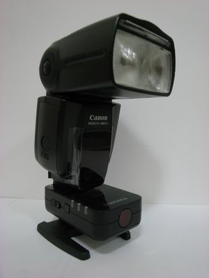 ＝朔古玩賞＝《經典器材》Canon Speedlite 580EX II 原廠閃光燈 公司貨 含離機閃控制器 3 顆