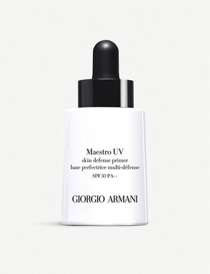 Giorgio Armani GA 亞曼尼 MAESTRO UV 輕紗透亮防護妝前乳 SPF 50 PA ++ 妝前乳 30ml 英國代購