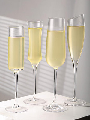 BARSOUL國際買五送一水晶高腳香檳氣泡起泡酒杯個性特調雞尾酒杯
