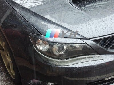 熱銷 汽車配件 適用于碳纖維斯巴魯2008-2014年翼豹兩廂10代汽車改裝件燈眉