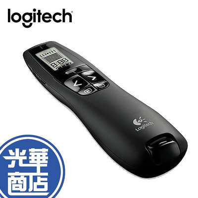【登錄送】Logitech 羅技 R800 無線簡報器 LCD 綠光 投影筆 翻頁筆 簡報筆 光華商場 公司貨 快充USB 電池