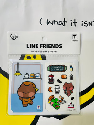 (全新現貨)  韓國 交通卡 T MONEY 交通卡 地鐵卡 LINE  FRIENDS  比尼尼 BNINI MININI