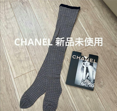 Chanel香奈兒涂鴉雙C襪jennie同款中古襪