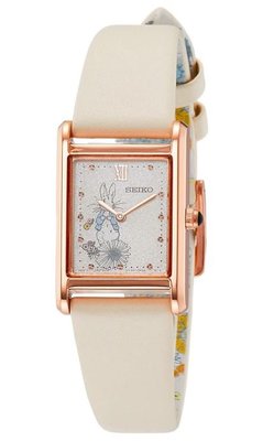 鼎飛臻坊 SEIKO x 彼得兔 120週年紀念限定款 限量1000支 太陽能 真皮手錶 腕錶 日本正版