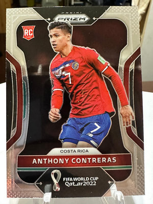 Anthony Contreras #289 世足 帕尼尼 2022 World Cup Prizm Panini  卡達 世界盃 哥斯大黎加