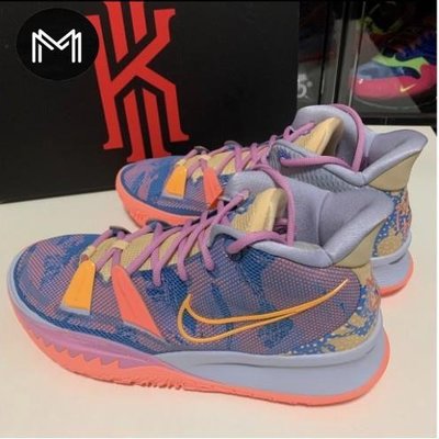 【正品】??耐克Nike Kyrie 7 PH EP Expressions藝術主題 藍粉 籃球 DC0589-00慢跑鞋