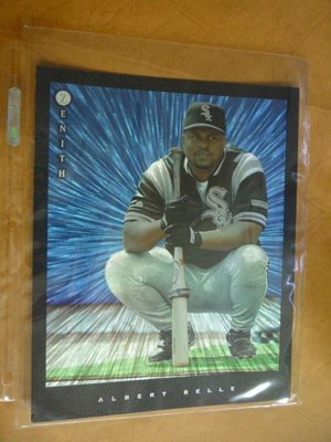 【美】MLB ALBERT BELLE PINNACLE #LF 1997 球員卡 (8X10 大尺寸)