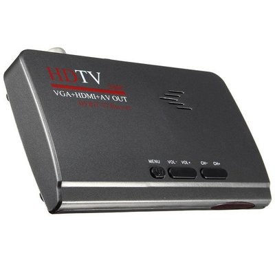 DVB-T2 DVB-T AV轉VGA 帶HDMI VGA USB支援MPEG4 W1117-200707[405403