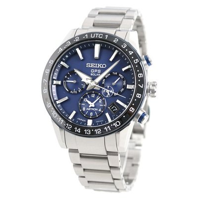 預購 SEIKO ASTRON SBXC015 精工錶 手錶 43mm GPS太陽能 三眼 藍面盤 鋼錶帶 男錶女錶