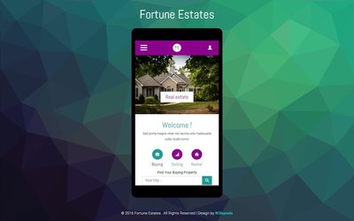 Fortune Estates 響應式網頁模板、HTML5+CSS3、網頁設計  #05107A