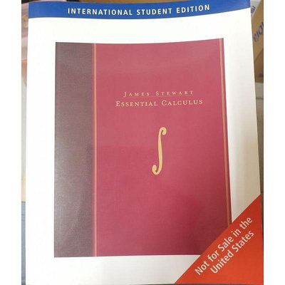 essential calculus james stewart 微積分 international student edition
