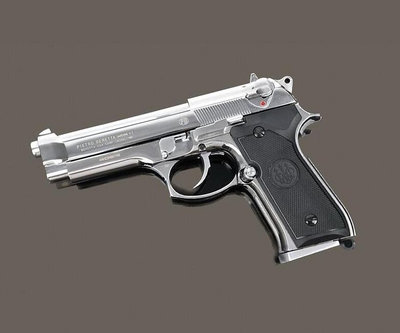 《GTS》UMAREX Beretta 貝瑞塔 M9 M92 瓦斯 短槍 GBB 銀色 授權刻字