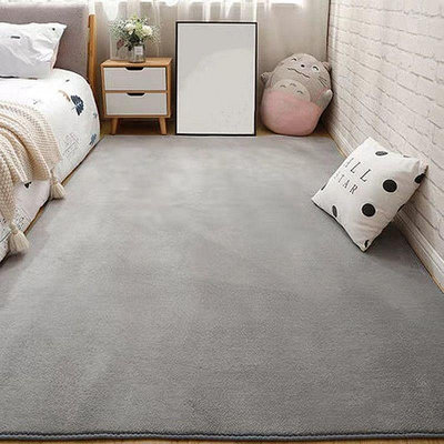 現貨：地毯臥室床邊毯客廳短絨榻榻米地墊茶幾防滑墊可滿鋪可擦免洗