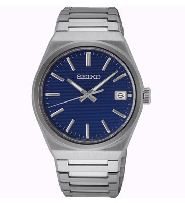 [價錢可商量】SEIKO 精工 CS系列簡約石英手錶 (藍) (SUR555P1/6N52-00H0B) 39mm