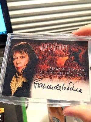 哈利波特 Harry Potter 簽名卡 收藏卡 Maxime 美心夫人 artbox