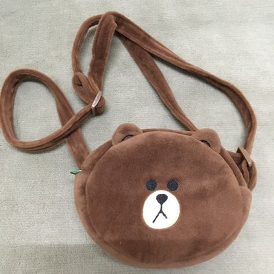 LINE FRIENDS 兒童 熊大背包 肩背包 斜背包