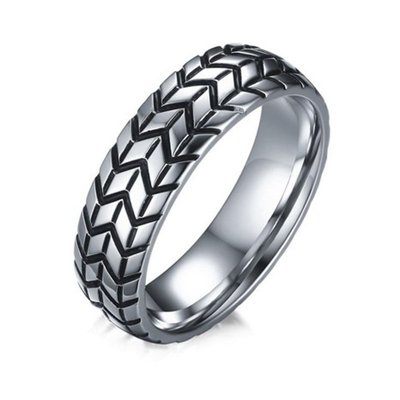 不銹鋼戒指戒指跨境飾品不銹鋼新款爆款配飾廠商直銷創意輪胎歐美風格