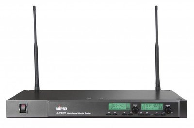 【金聲樂器】 Mipro ACT-99 UHF 雙頻道自動選訊無線麥克風系統