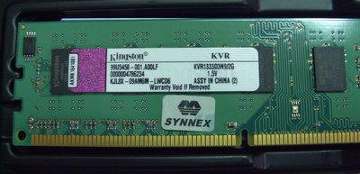 雙面2gb金士頓ddr3-1333桌上型記憶體2g終身保固KVR1333D3N9/2G kingston終保dimm
