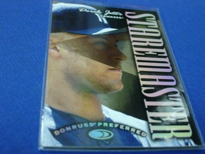 阿克漫392-156~MLB-1996年Donruss Preferred限量1500張特卡Derek Jeter只有一張