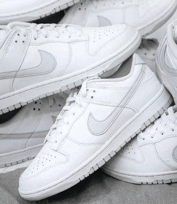 👟Nike Dunk Low “Arctic White And Pure Platinum”北極白和純鉑金男女