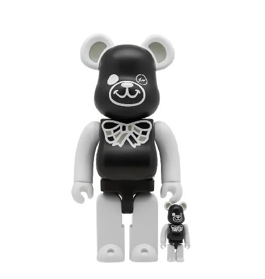 BEETLE BE@RBRICK FREEMASONRY FRAGMENT 共濟會黑白閃電100 400