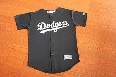 美職聯dodgers棒球服兒童棒球衣短袖T恤運動T恤上衣外套