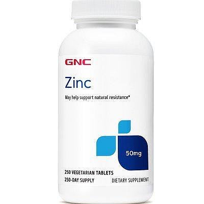 『精品美妝』美國GNC螯合鋅葡萄糖鋅50mg 250粒 鋅硒寶Zinc