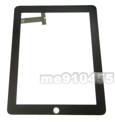 全新 Apple iPad 1代 / iPad1 觸控面板 玻璃 觸摸屏 液晶 螢幕 面板 破裂 黑色 DIY 零件
