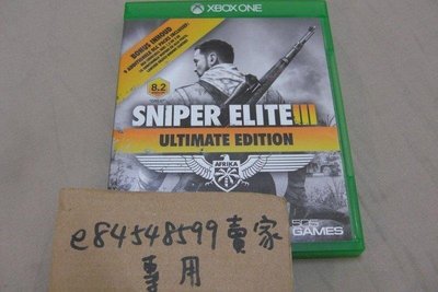 XBOX ONE X1 狙擊之神3 狙擊精英3 爆蛋精英3 Sniper Elite 3 終極英文版 二手良品