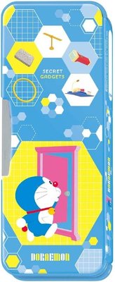 §A-mon日本雜貨屋§日本正版小學館Doraemon哆啦a夢 小叮噹可愛道具圖 雙面附削鉛筆器 鉛筆盒 / 筆盒日本製