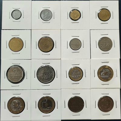 【二手】 法國 套幣 大 16 品相如圖432 錢幣 硬幣 紀念幣【明月軒】