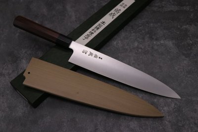 💖佑成💖【ZDP189 紫檀八角 和牛刀 21CM 附鞘】 日本刃物 廚房刀具 八煌刃物