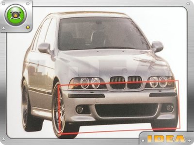 泰山美研社22041157 BMW 寶馬 E39 96-03 M5樣式 前保桿 不含霧燈(依當月報價為準)30