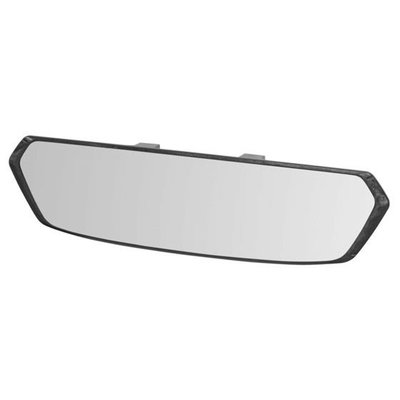 【優洛帕-汽車用品】日本CARMATE 黑框六角形緩曲面車內輕量化後視鏡(鉻鏡) 300mm DZ563