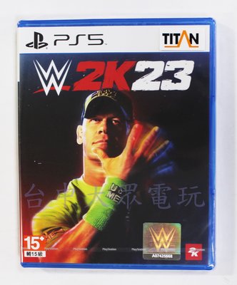 PS5 美國勁爆職業摔角 WWE 2K23 (英文版)**(全新未拆商品) 【台中大眾電玩】