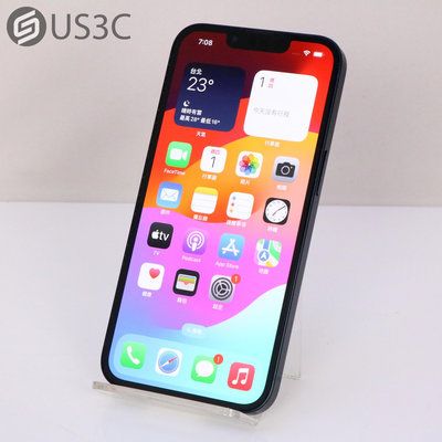 【US3C-高雄店】公司貨 Apple iPhone 13 256G 黑色 6.1吋 超瓷晶盾面板 A15仿生晶片 UCare延長保固6個月