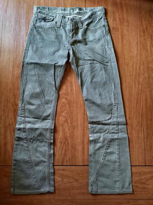[99go] 全新 日本限定 愛德恩 EDWIN Rude zero 灰青色 3D  造型牛仔褲 M號   LEVIS
