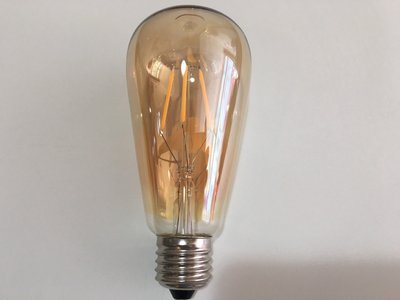 愛迪生燈泡 ST-64 4W LED 類鎢絲燈泡 E27燈頭 復古 時尚 工業風 電鍍玻璃