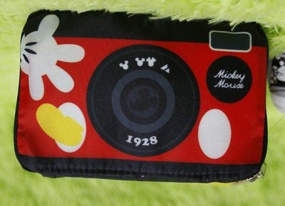 🌸Dona代購🌸現貨 日本迪士尼store限定 米老鼠米奇米妮紅黑黃鮮豔配色相機造型 束口袋後背包(可收納) C57