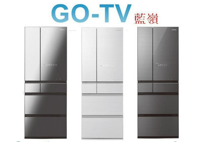 【GO-TV】Panasonic國際牌 600L 日本原裝 變頻六門冰箱(NR-F609HX) 限區配送