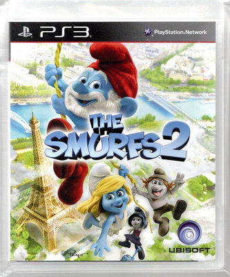 (瓜瓜皮)PS3二手品 原版片 英文版 藍色小精靈2(遊戲都能回收)