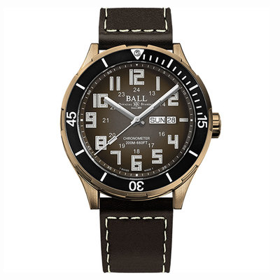 【時光鐘錶公司】BALL 瑞士波爾錶 DM3070B-LC-BR Roadmaster 青銅錶