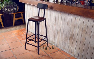 【北美小鎮】 美式 LOFT 鄉村 吧台椅 星巴克 桌椅 酒吧 高腳椅 復古 實木 工業風 可訂製