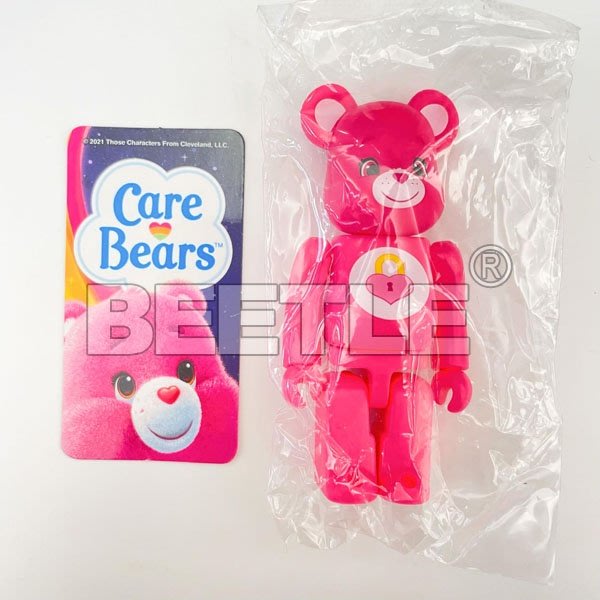 BEETLE BE@RBRICK S43 盒抽隱藏版CAREBEARS 粉色天氣熊愛心熊庫柏力克