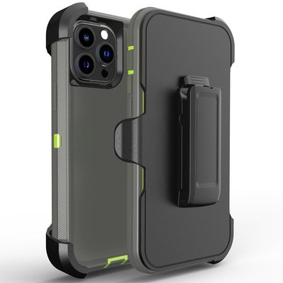 GMO  2免運蘋果iPhone 11 6.1吋軍用超防摔內PC+外TPU可無線充電手機殼套 灰色保護殼套